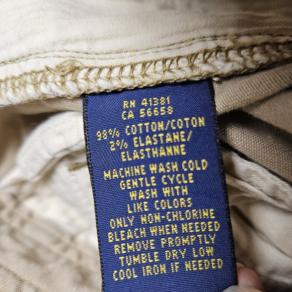 Polo Ralph Lauren Womens Cargo Pant Safari Utility Khaki Outdoor Pockets Tan 10 - Picture 12 of 16